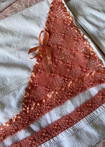 Çeyizlik el oyası havlu - Görsel 4