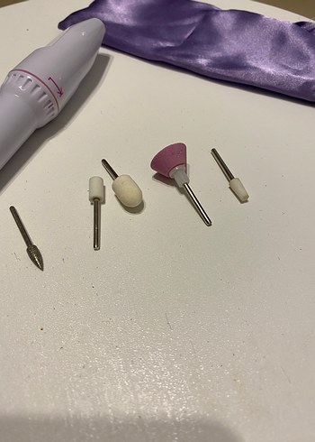 Beyaz Elektrikli Tırnak Bakım Seti - Görsel 2