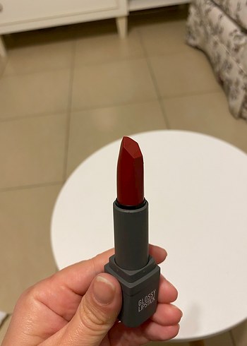 Alix Avien Parlak Ruj kırmızı bordo - Görsel 3