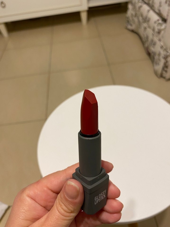 Alix Avien Parlak Ruj kırmızı bordo - Görsel 3