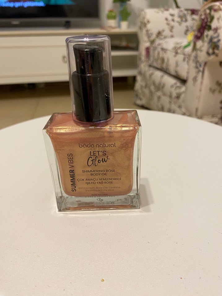 Bade Natural Let's Glow Işıltılı Vücut Yağı - Görsel 2