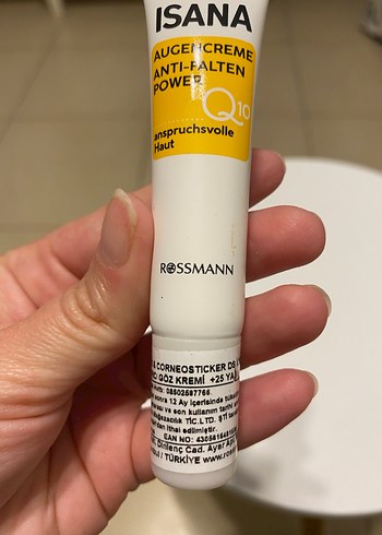 ISANA Q10 Göz Kremi Anti-Kırışıklık - Görsel 2