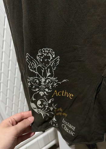 Haki melekli Uzun Kollu Bluz - Görsel 2