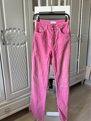 Zara pembe pantolon