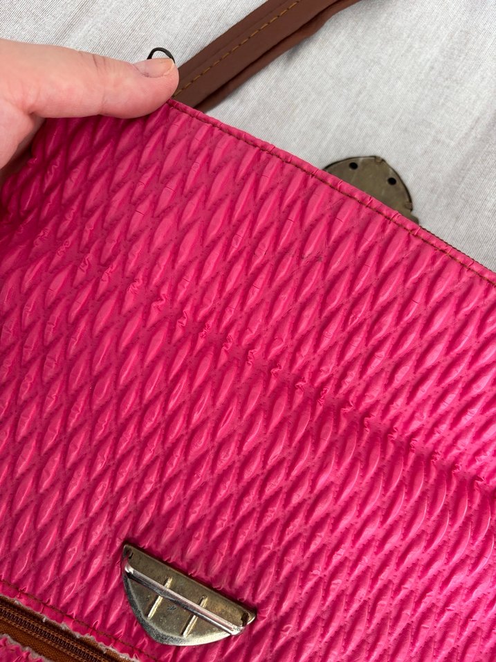 Taba Pembe y2k Vintage Bohem Kadın Çanta - Görsel 4