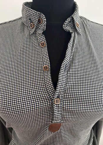 y2k Vintage Retro Pötikareli Bluz Gömlek - Görsel 4