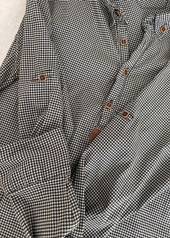 y2k Vintage Retro Pötikareli Bluz Gömlek - Görsel 7