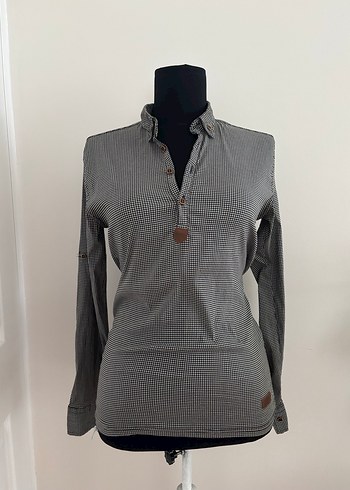 y2k Vintage Retro Pötikareli Bluz Gömlek - Görsel 3