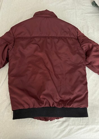 Bordo Y2K Vintage Retro Mont - Görsel 9