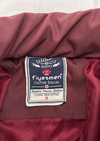 Bordo Y2K Vintage Retro Mont - Görsel 8