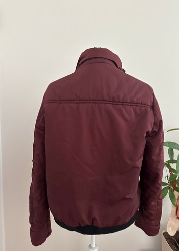 Bordo Y2K Vintage Retro Mont - Görsel 3