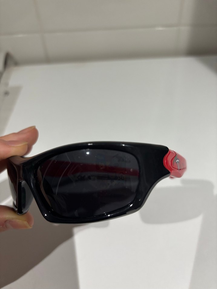 Kırmızı Biker T-Kids Erkek Çocuk Güneş Gözlüğü - Görsel 4