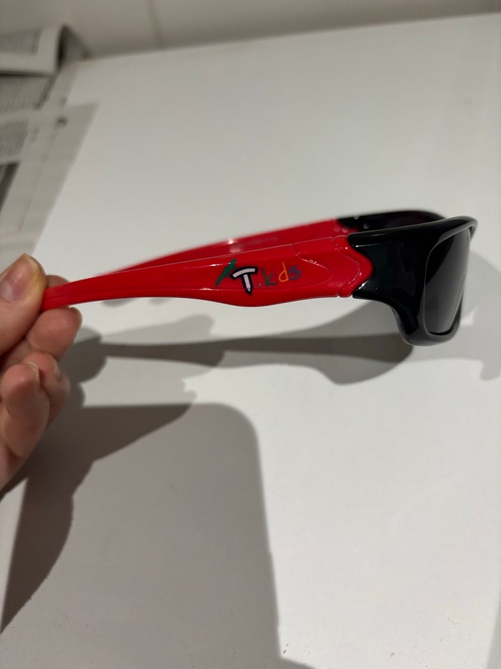 Kırmızı Biker T-Kids Erkek Çocuk Güneş Gözlüğü - Görsel 3