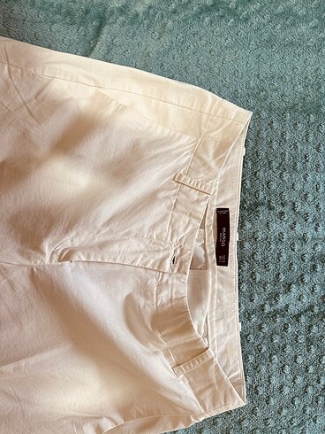 36 Beden beyaz Renk Beyaz kumas pantalon