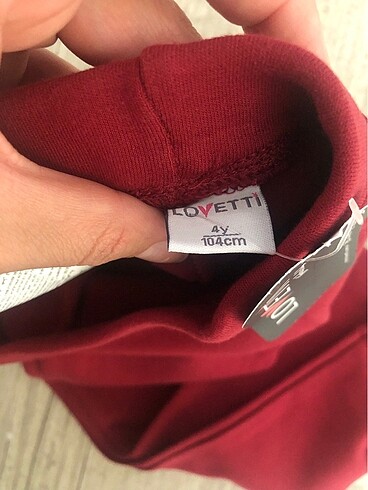4 Yaş Beden bordo Renk Lovetti tayt