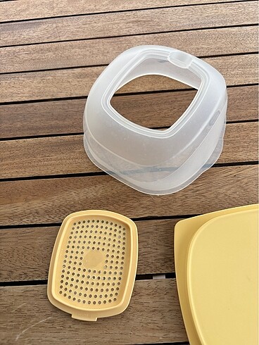  Beden sarı Renk Tupperware peynirlik