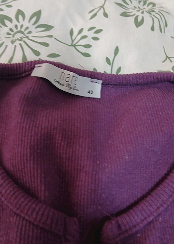 Mor Kolsuz Crop Üst ve Eşofman Altı Takımı - Görsel 2