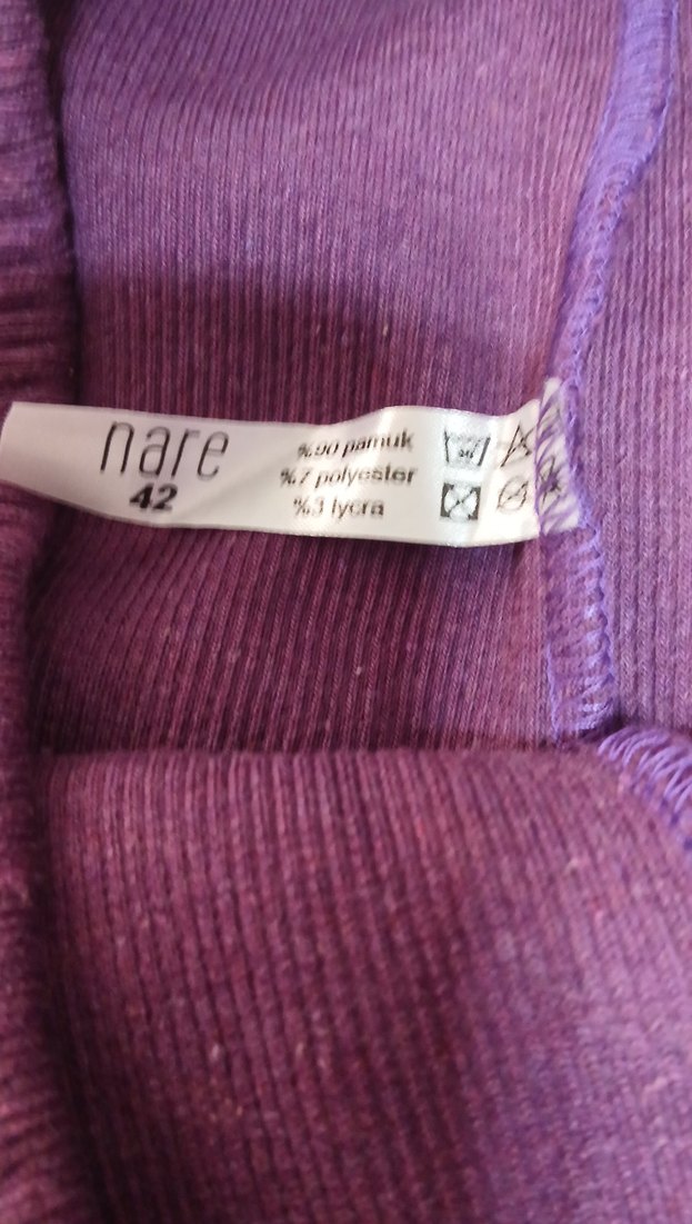 Mor Kolsuz Crop Üst ve Eşofman Altı Takımı - Görsel 3