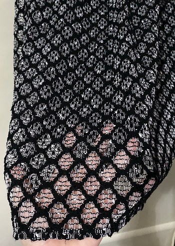 American Vintage Siyah Pilili Midi Etek