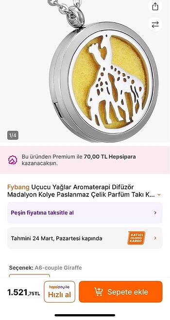 Beden Harika bir kolye