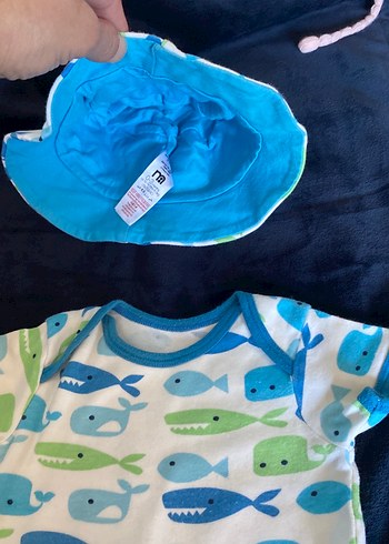 Renkli Baskılı Kısa Kollu Bebek Body - Görsel 2