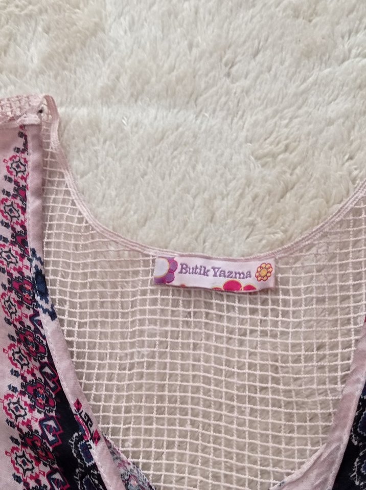 butik yazma marka Bohem elbise - Görsel 3