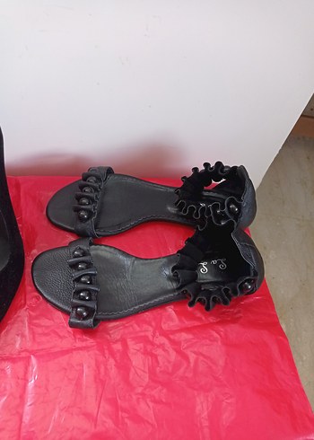 40 Beden Siyah Gotik süet Yüksek Topuklu Kadın Ayakkabısı