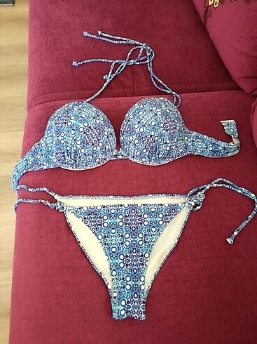 44 Beden mavi Renk Bikini takim