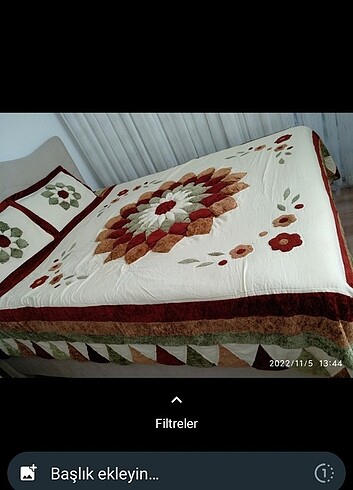 Yatak örtüsü patchwork 