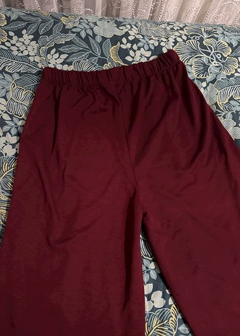 Bordo Kadın Kapüşonlu eşofman takımı - Görsel 9