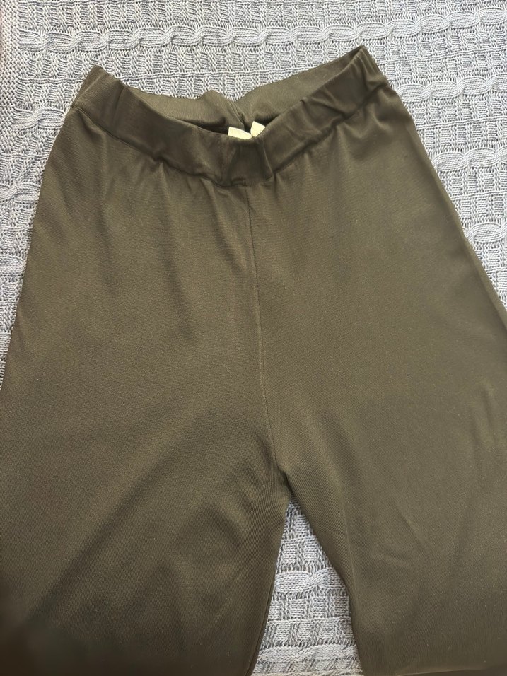 Uzun Kollu Siyah Baskılı Triko pantolonlu takım - Görsel 5