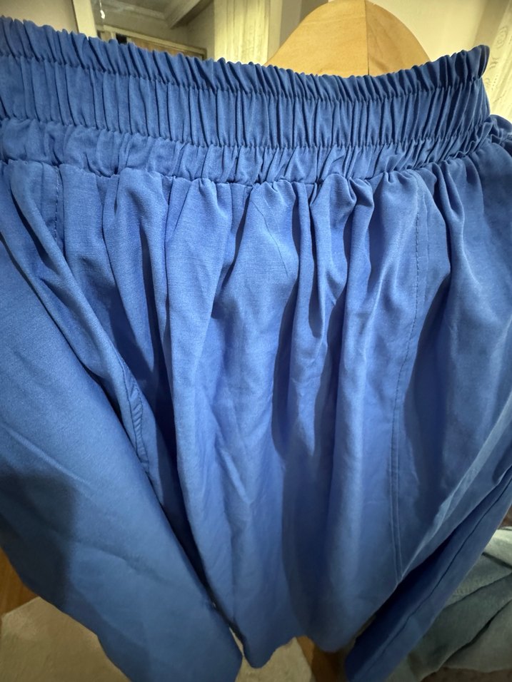 Mavi Uzun Salaş Etek - Görsel 4