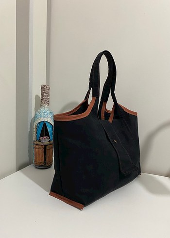 Kahverengi Süet Kadın Günlük Çanta - Görsel 3