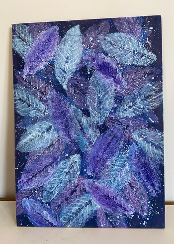 Özgün Yaprak Baskı Tablo - Görsel 2