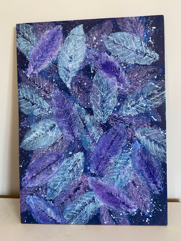 Özgün Yaprak Baskı Tablo - Görsel 2