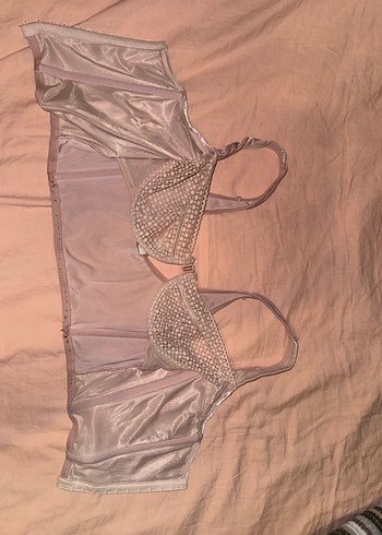 Bej Parlak Midi Straplez Büstiyer penti - Görsel 3