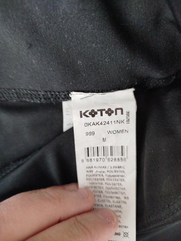 Siyah biker spor  tayt - Görsel 3