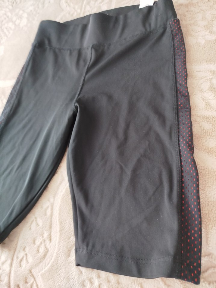 Siyah biker spor  tayt - Görsel 2