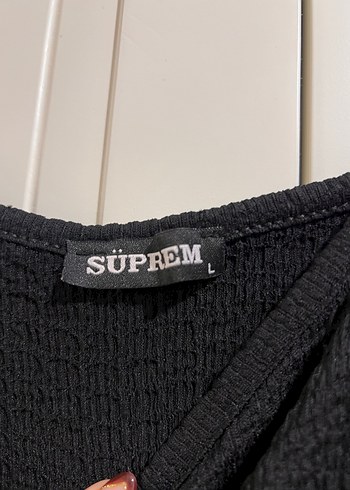 Kadın Siyah Mini Keten Tulum - Görsel 2