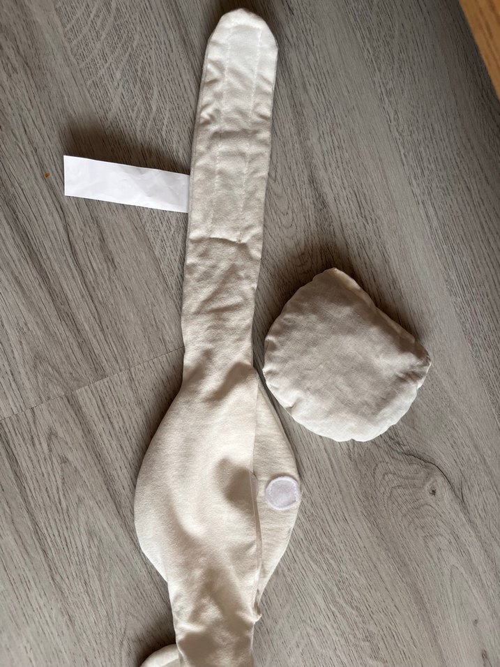 Nakışlı Gri Beyaz Çocuk Uyku Aksesuarı - Görsel 3