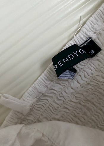 Beyaz Bohem Mini Bralet - Görsel 3