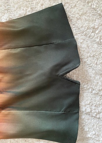 Kadın Çok Renkli Straplez Uzun Elbise - Görsel 8