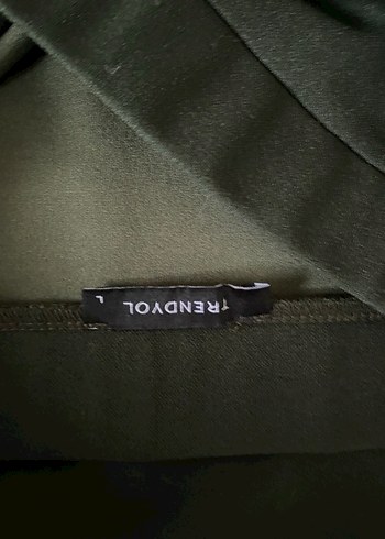 Yeşil Pamuklu Uzun Kadın Etek - Görsel 6