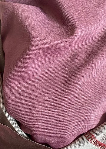 Bordo Drapeli midi Kadın Elbise - Görsel 5