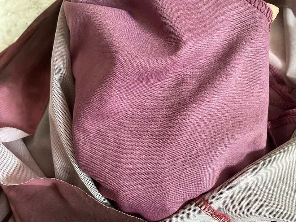 Bordo Drapeli midi Kadın Elbise - Görsel 5