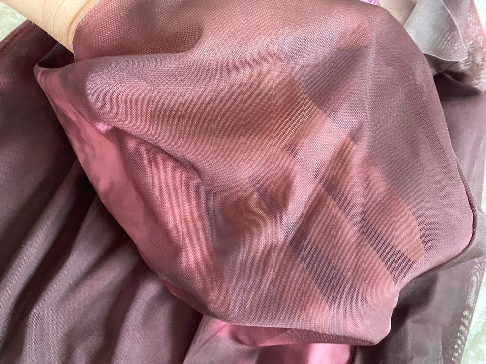 Bordo Drapeli midi Kadın Elbise - Görsel 4