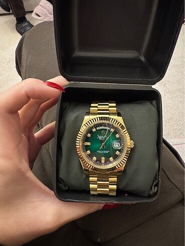Rolex Day Date green dile