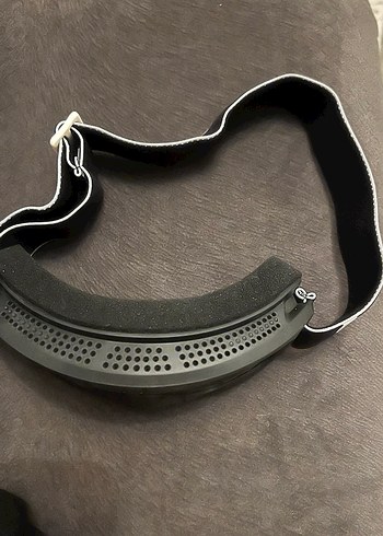 Siyah Çocuk Yetişkin s beden  Kayak Gözlüğü - Görsel 2