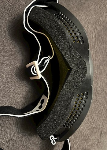 Siyah Çocuk Yetişkin s beden  Kayak Gözlüğü - Görsel 5