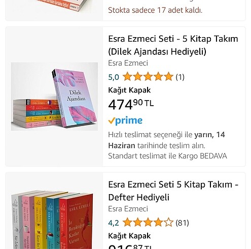  Beden Esra Ezmeci Kitap Seti